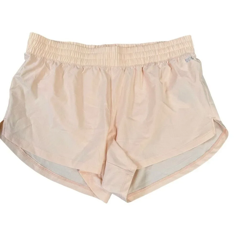 DSG Women’s Mid Rise Stride 3” Running Shorts illuminated peach size S NWT